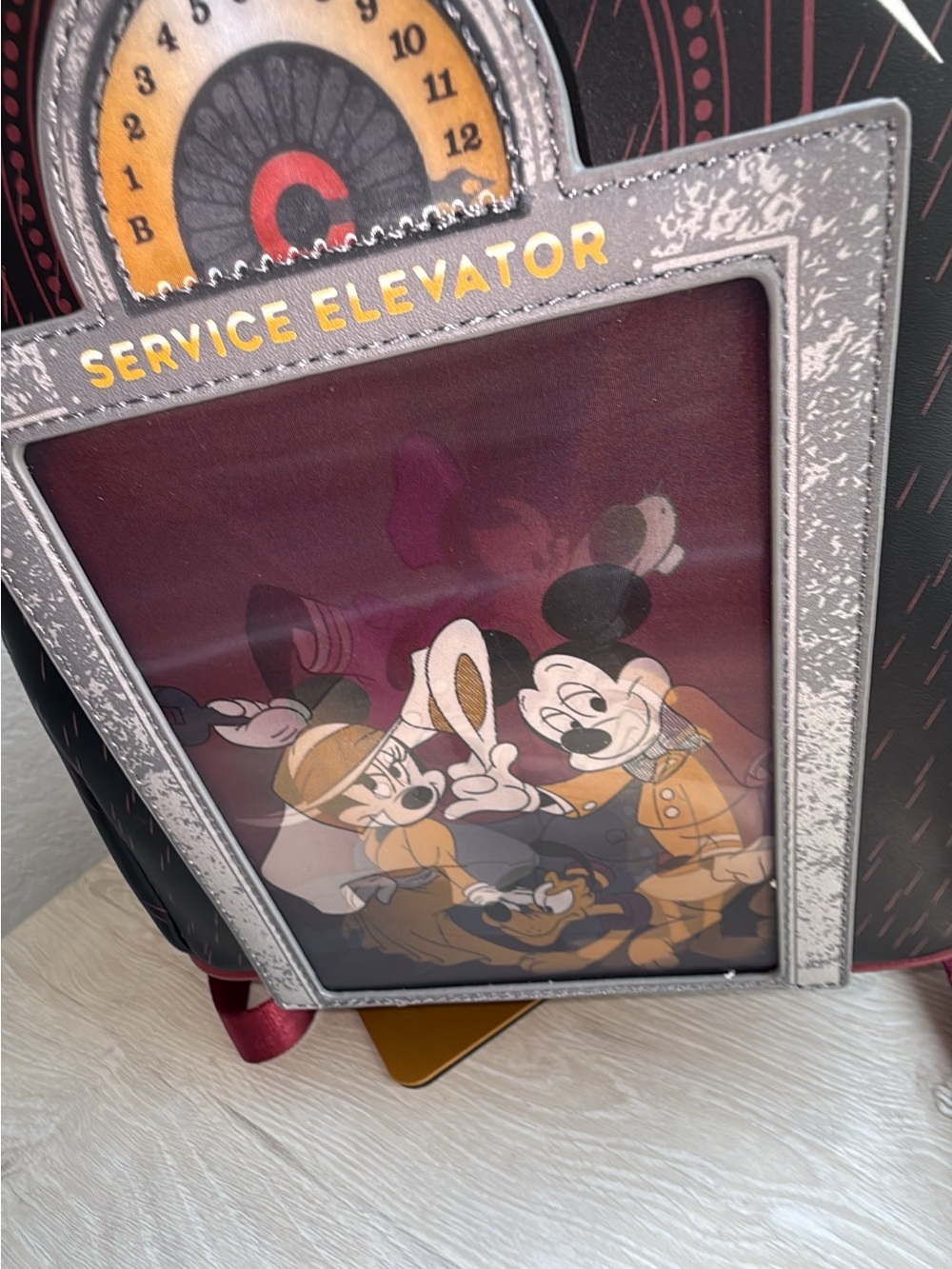 New with tags Loungefly Hollywood Tower of Terror backpack - Picture 3 of 9